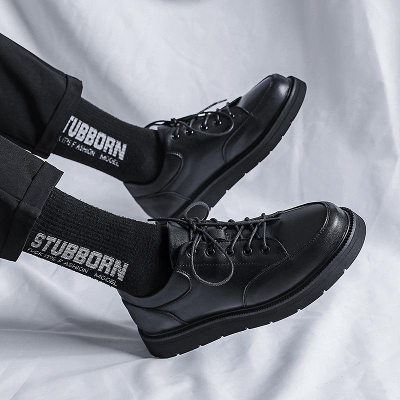 Мужская обувь Летняя мужская повседневная обувь для сёрфинга Универсальная модная обувь Британская кожаная обувь Мужская низкая обувь D17-R