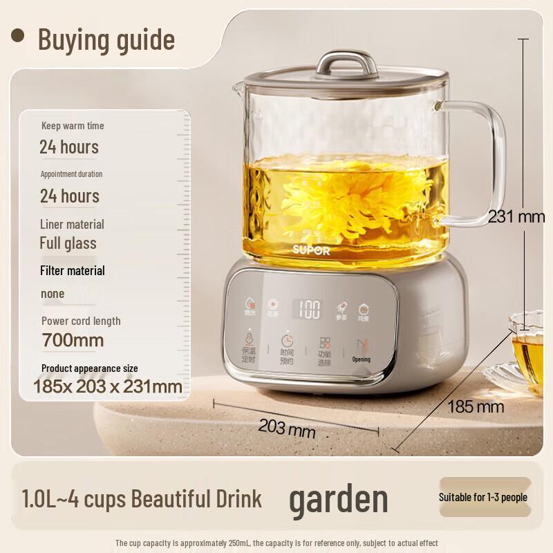 SUPOR All-Glass Wellness Kettle