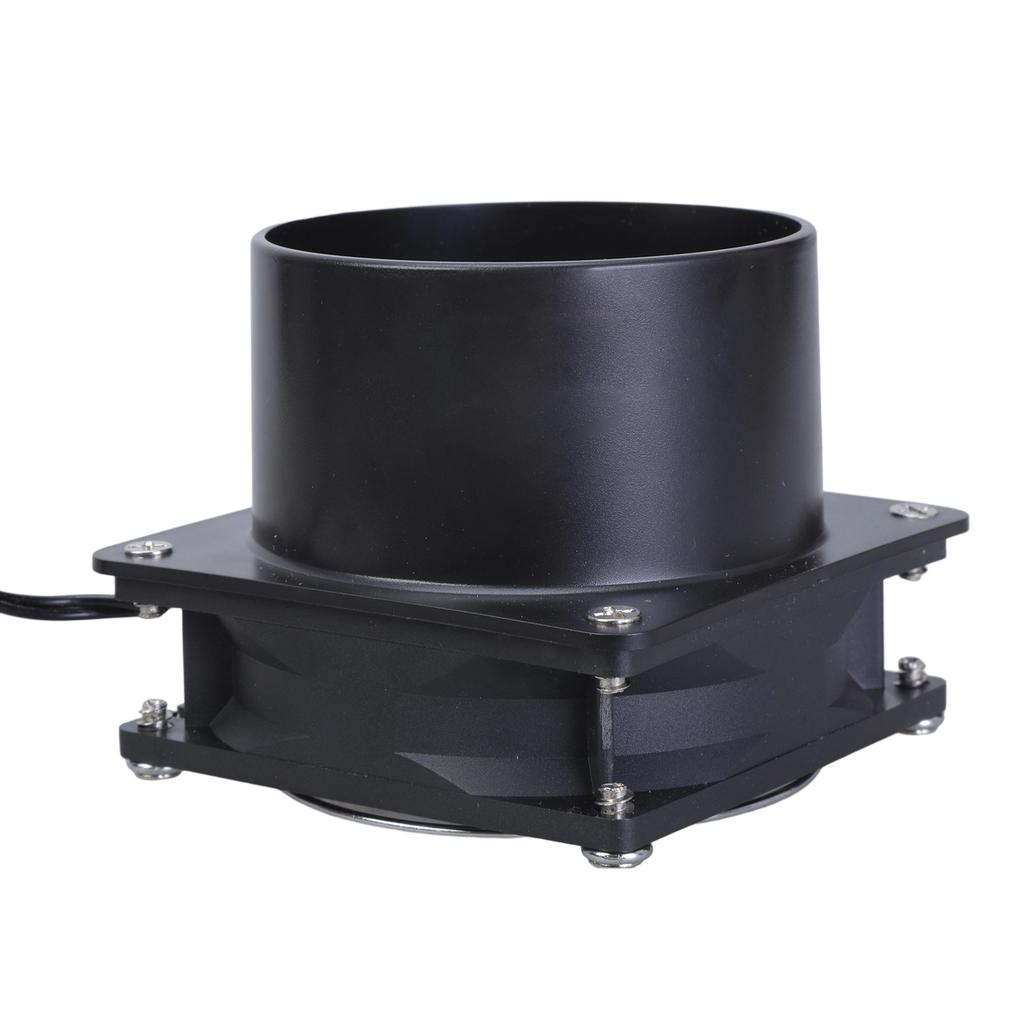 Вытяжной вентилятор 3800 об/мин 80 мм 12 В Вытяжка для воздуха Удалитель дыма Вытяжной вентилятор для пайки Офис Холл Гидропоника Кухня