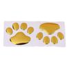 2pcs Dog Paw Car Stickers 3D Stereo Auto Body Styling Automobile Decoration Window Decals