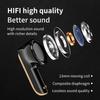 Беспроводные наушники Bluetooth 5.4, спортивные наушники 50H с заушными дужками, водонепроницаемые беспроводные наушники с глубокими басами для тренировок/бега