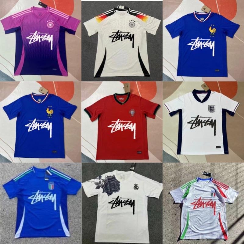 2025 Euro Football Jersey France Germany Italy Flamengo Camo Short Sleeve Soccer Shirt