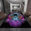 Psychedelic Space Astronaut Art Pattern Rug Fun Cartoon Room Decoration Rug Teenage Home Living Room Floor Mat Bedroom Rug