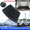 For Toyota Highlander 2024 Kluger 2024 4th Gen 2019 2020 2024 Car Interior Accessories Waterproof Auto Trunk Anti-dirty Tray Mat