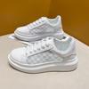 Thick-Soled Little White Shoes Women'S Versatile Summer Mesh Shoes Breathable Mesh Casual Board Shoes Mesh Yarn Sports Shoes