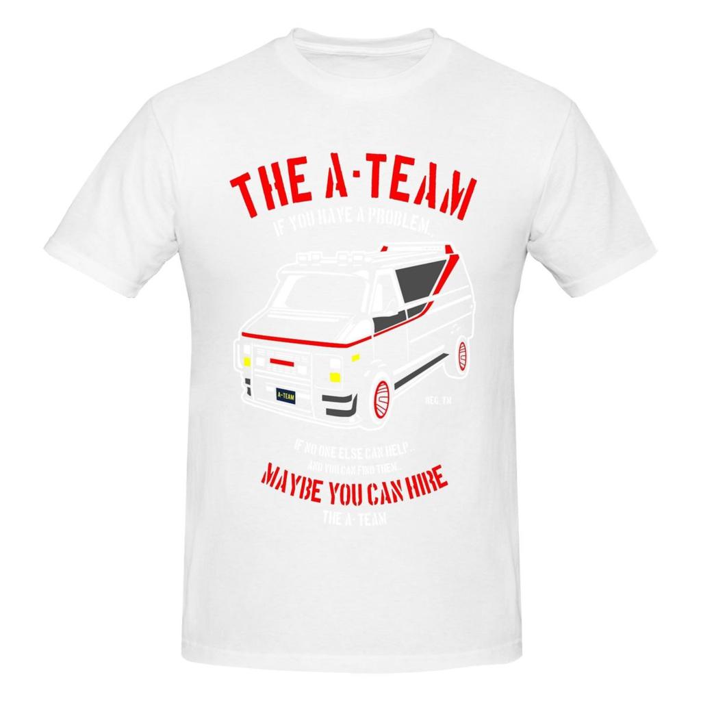 Футболка A Team, мужская, из чистого хлопка, винтажная футболка с круглым вырезом, футболки с коротким рукавом, одежда, идея для подарка