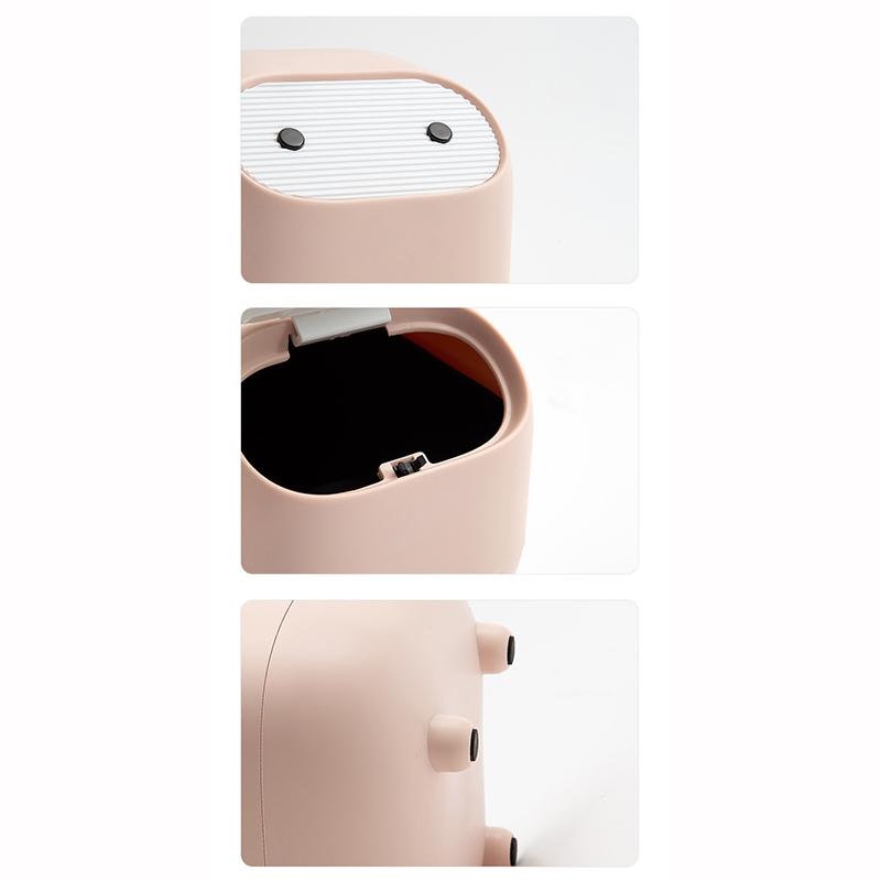 Креативное маленькое офисное мини-мусорное ведро для рабочего стола ниндзя, милая мини-коробка для хранения