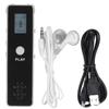 Digital Voice Recorder Noise Reduction Stereo Screen O Recording Device with MP3 PlayerSilver