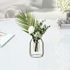 Hydroponics Test Tube Planter Metal Holder for Home And Office Decor