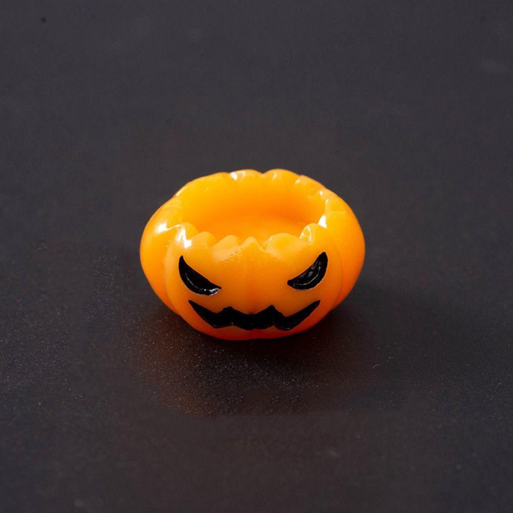 Mini Cartoon Scary Ghost Statue Bone Skull Desktop Knick-knack Festival Supplies