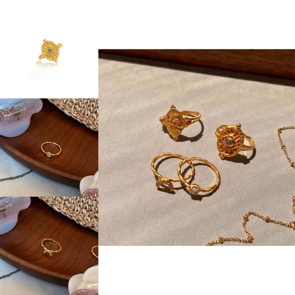 Стильное и элегантное кольцо ручной работы в винтажном стиле от балийского бутика, 2024, регулируемое