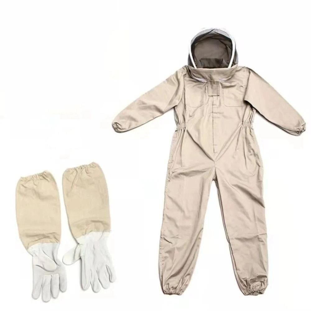 Thickened Bee Repellent Clothing Anti-Bee Leather Glove Thick Protective Clothing Suit Beekeeper