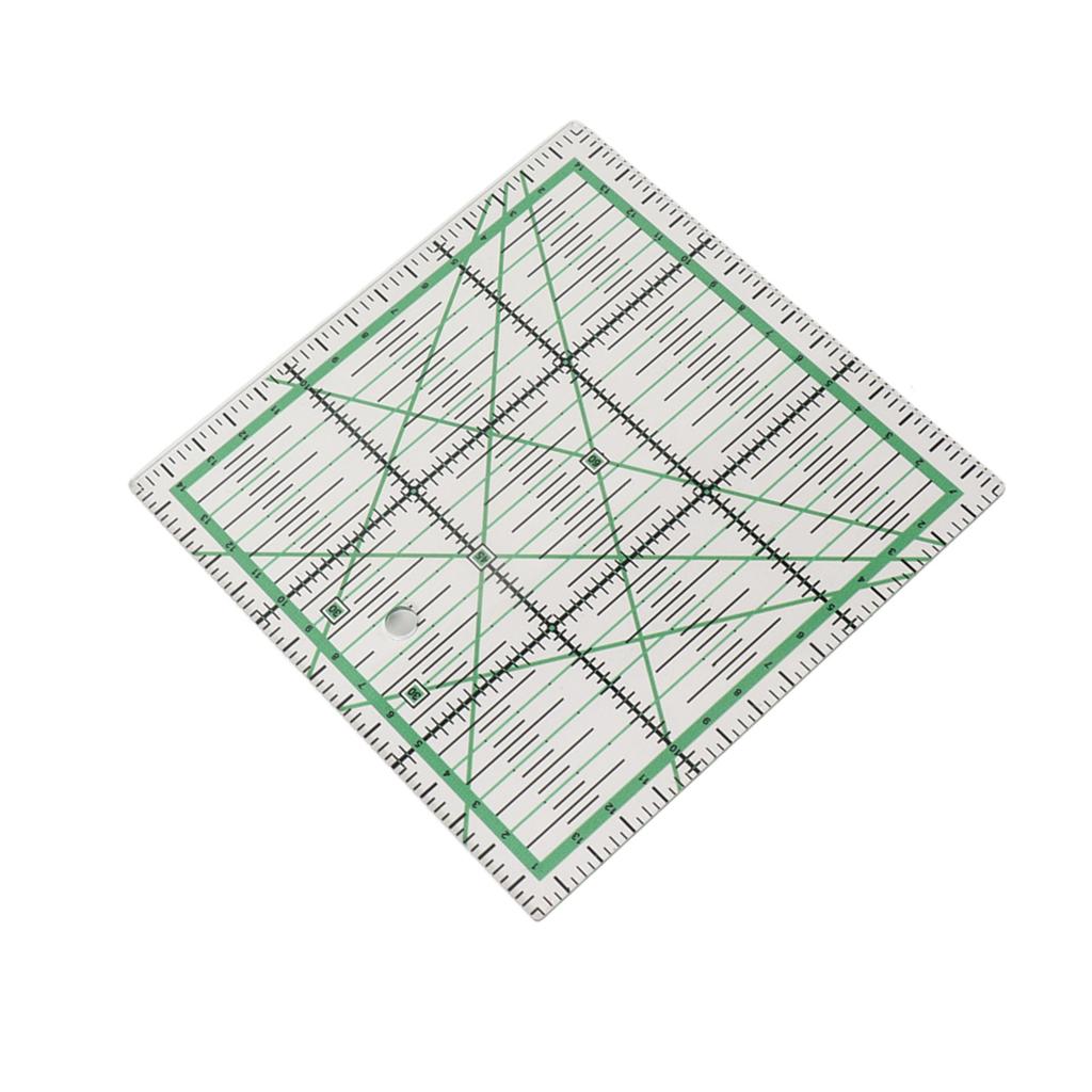 Quilting Ruler Transparent Acrylic DIY Grid Quilt Rulers with Precise Scale for Ironing Sewing