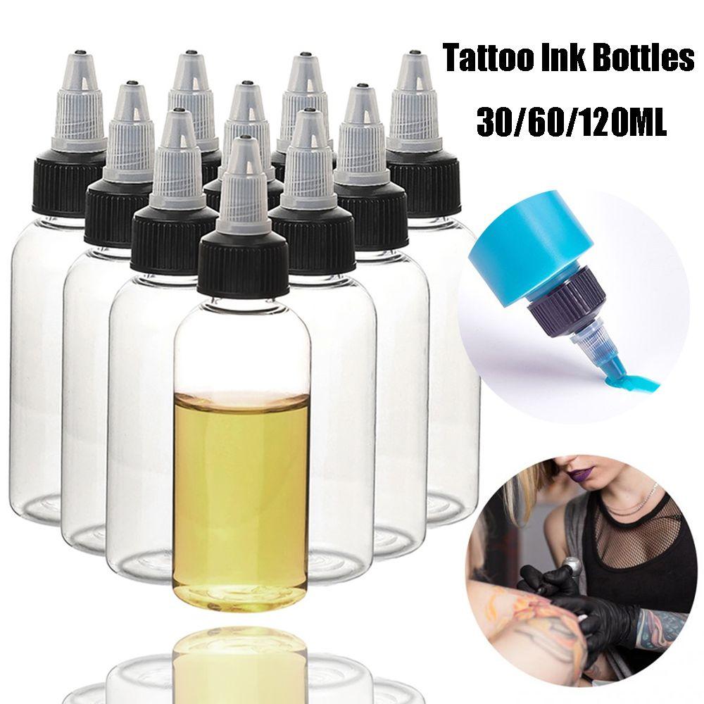 Cap Makeup Tools Squeezable Tattoo Ink Bottles Refillable Bottles Pigment Container Dropper Bottles