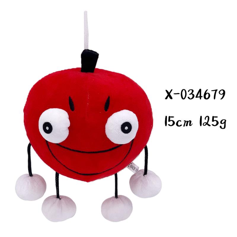 Shovelware Brain Game Plush Toy Cartoon Fruits Stuffed Dolls Banana Donut Apple Orange Figures Christmas Plushie Peluche Gift