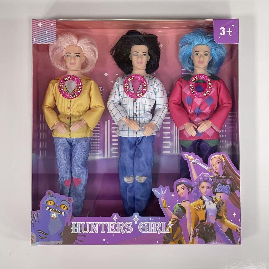 Легкая Музыка 11 Шарниров 11,5 Дюймов Солидный Шака Бойз-Бэнд K-POP Кукла Игрушка Девичья Группа Охотницы на Ведьм