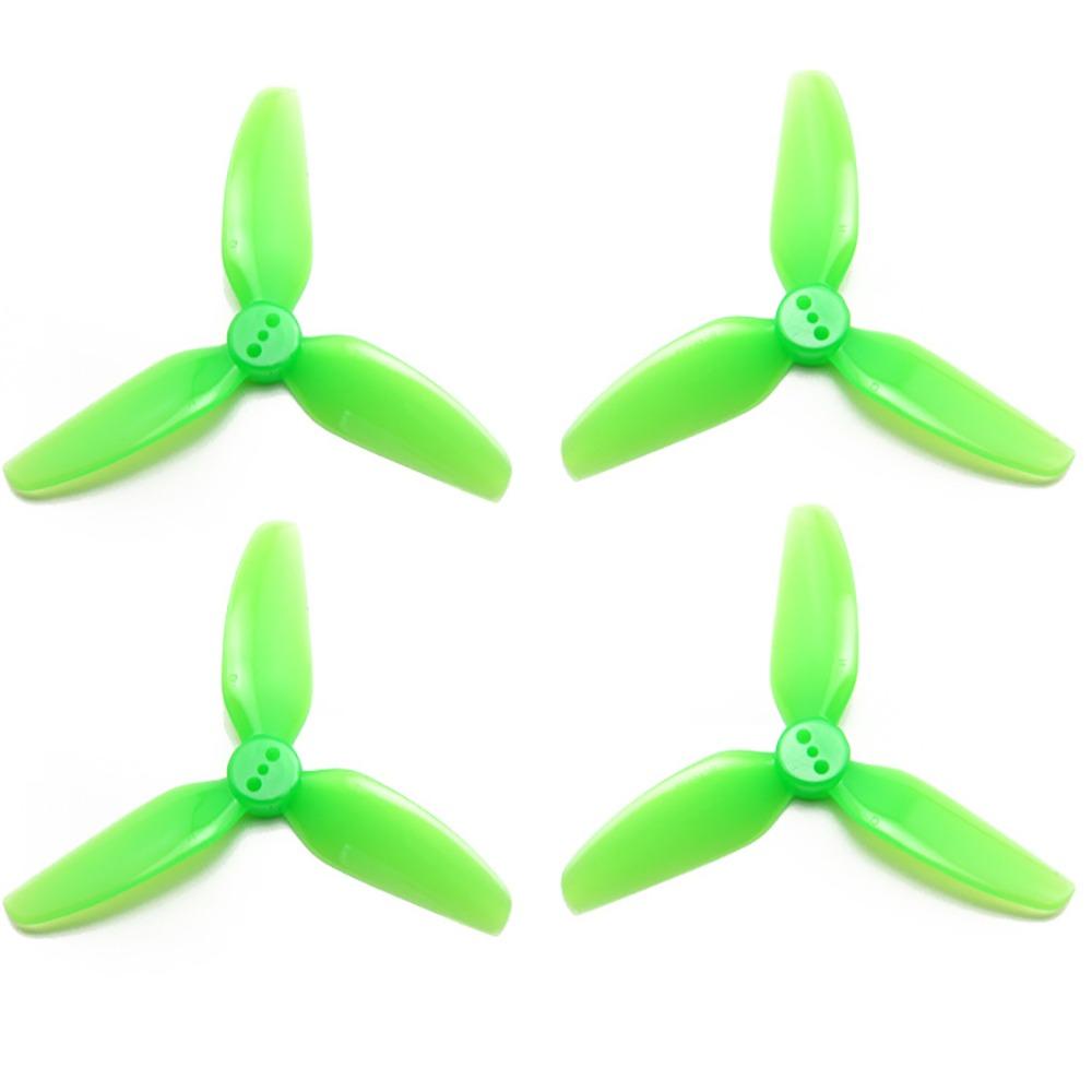 2Pairs New PC Prop T3X3X3 Propeller 3inch Drop-proof 3030 3-Blade Props 3 Blades Forward and Reverse Propeller Drone CineLog