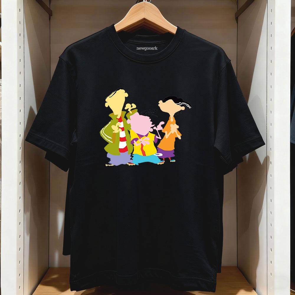 Cartoon Ed Edd Eddy Tshirt Women Unisex Casual Cotton Graphic T Shirts Adult Streetwear Camisetas Tops Tee Shortsleev Boyfriend