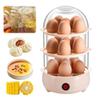 Multi-layer Egg Boiler Automatic Power Off Egg Poacher Breakfast Machine  for Home Dormitory