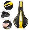 Bike Saddle Mountain Bike Seat Breathable Comfortable Bicycle Seat PU Leather Gel Filled Shockproof Men Women Bicycle Saddle