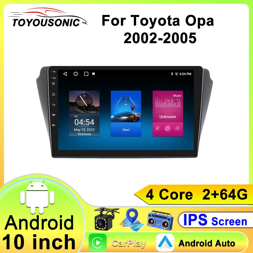 Android Car Multimedia Player For Toyota Opa 2002-2005 GPS Navigation CarPlay 4G Head Unit Stereo Video Player