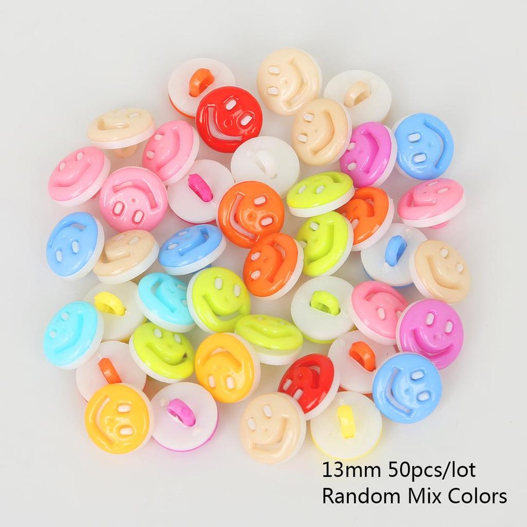 50 шт. пуговицы разных форм, швейные аксессуары для одежды, пластиковые пуговицы 9-15 мм