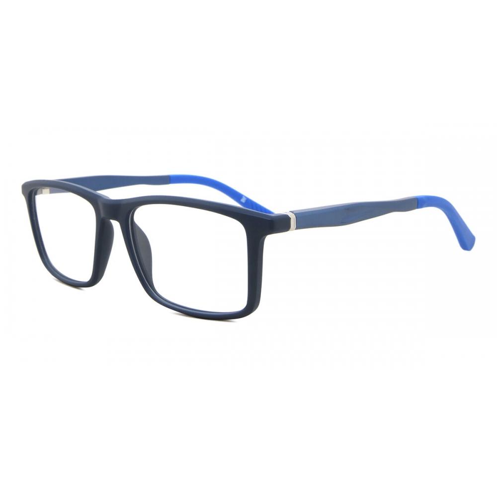 Full Rim Rectangle Deep Blue Smartbuy Collection Hyon M7027 C5 Fashion Unisex Eyeglasses