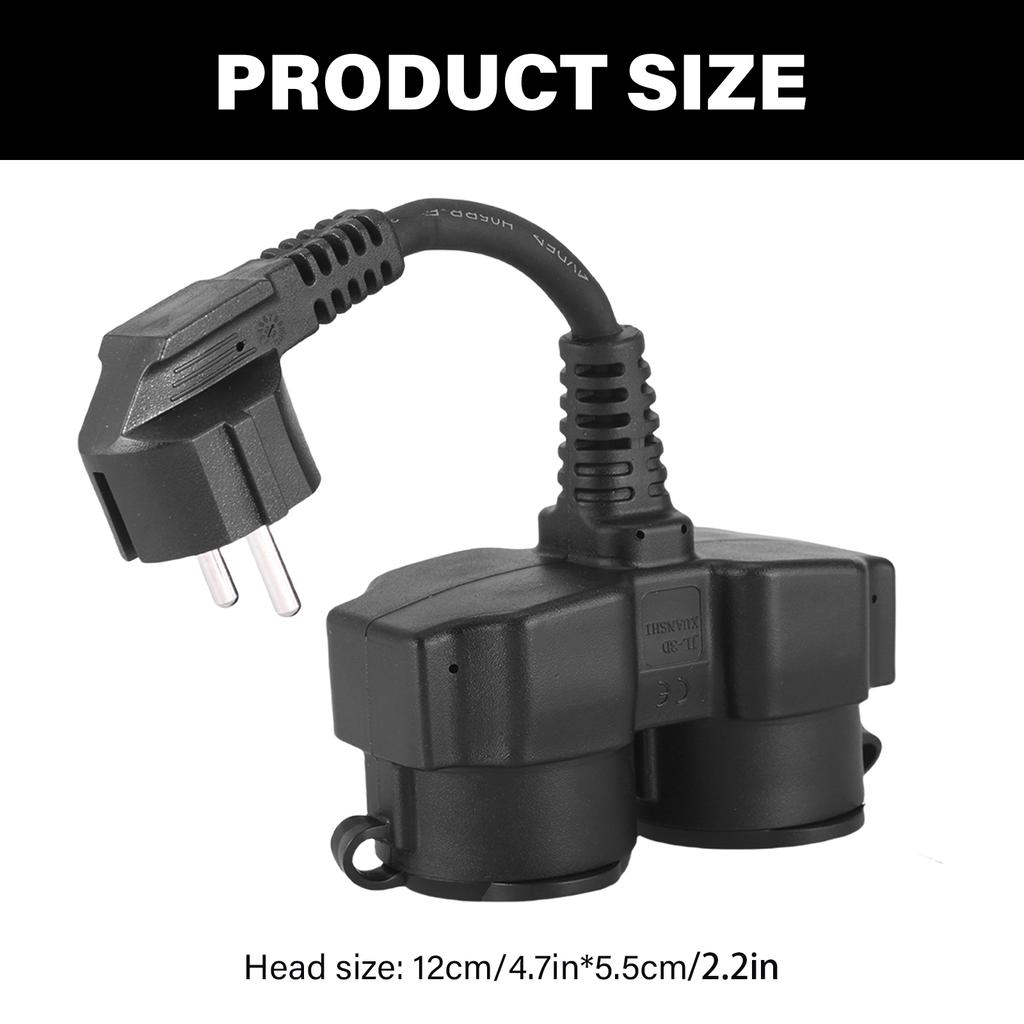 Профессиональный кабель-удлинитель с двойной вилкой Шуко, IP44 водостойкий кабель с защитой от детей для использования на открытом воздухе