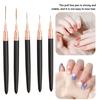 5 шт. ручки для дизайна ногтей, прочный, длительный срок службы, нежный дизайн, кисть для рисования тонких линий для красивого дизайна ногтей