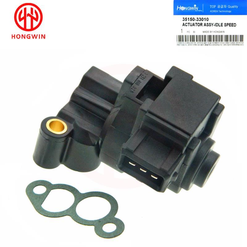 35150-33010 35150-33001 0K9A2-20-660 0K247-20660 Idle Air Control Valve For HHyundai Santa Fe Kia Optima Sportage