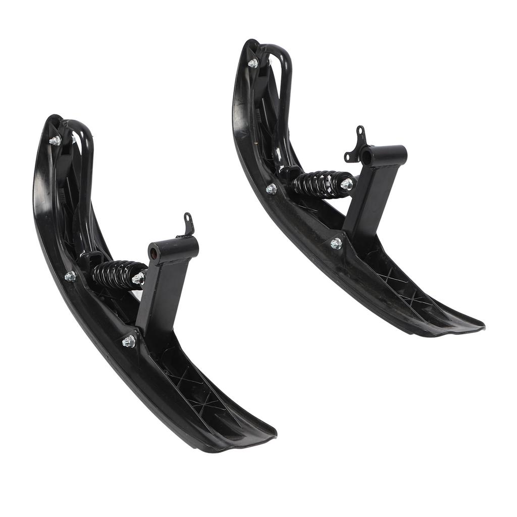 Пара квадроциклетных зимних снежных санок, прочные, долговечные, снежный гонщик, салазки со скребками, улучшают сцепление для картинга, UTV