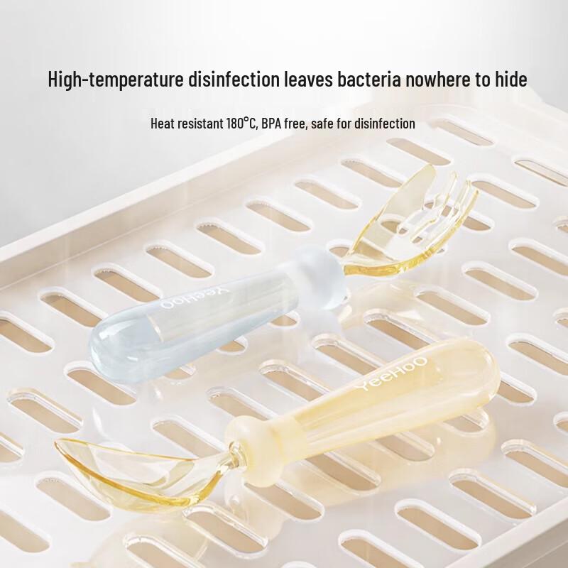 YEEHOO Детский тренировочный набор ложка и вилка из PPSU