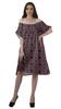 Moomaya Printed Poly Crepe Tunic Plus Size Womens Dresses Sleeveless Ladies