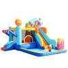 Outdoor Water Park Children Bouncy Castle Multifunctional with Inflatable Blower Double Slide Bouncing Castle