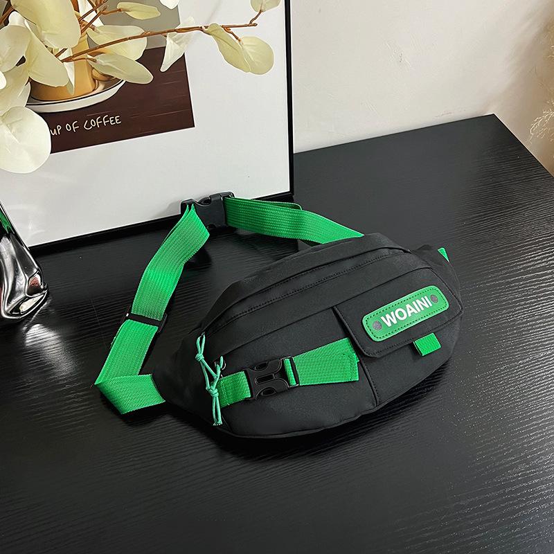 Повседневная и красивая нагрудная сумка, мужская ретро-личность, уличный трендовый стиль, женская сумка-мессенджер, спортивная поясная сумка.
