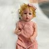 Reborn Baby Doll Cokela 60cm Already Finished Collectible Art Princess Doll Toy Huge Baby Soft Silicone Reborn Toddler Dolls Toy