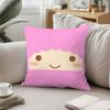 Kawaii Expression Pillow Case Cushion Cover Soft Cute Throw Pillow Case For Car Sofa Pillowcase Polyester With Zipper