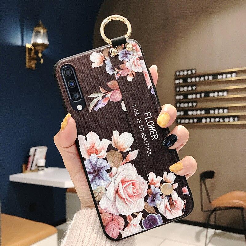 Чехол для Samsung Galaxy S9 S10 S20 FE S21 ultra A52 A51 A31 A12 A72 A32 A20 A21s A50 A70 A71 Note 20 plus, чехол-держатель для телефона с ремешком на запястье