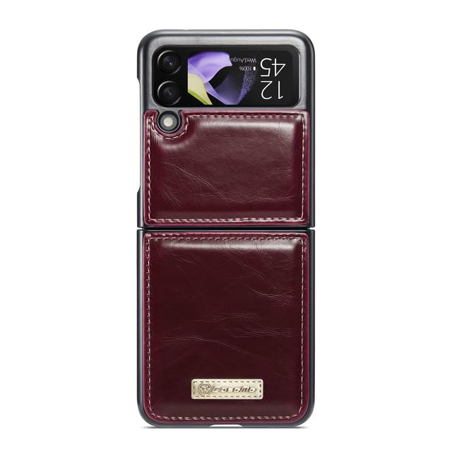 Противоударный удобный кожаный тонкий чехол для Samsung Galaxy Z Flip 4 Flip3 Flip4 Flip 3 5g, чехол для мобильного телефона с защитой от падения