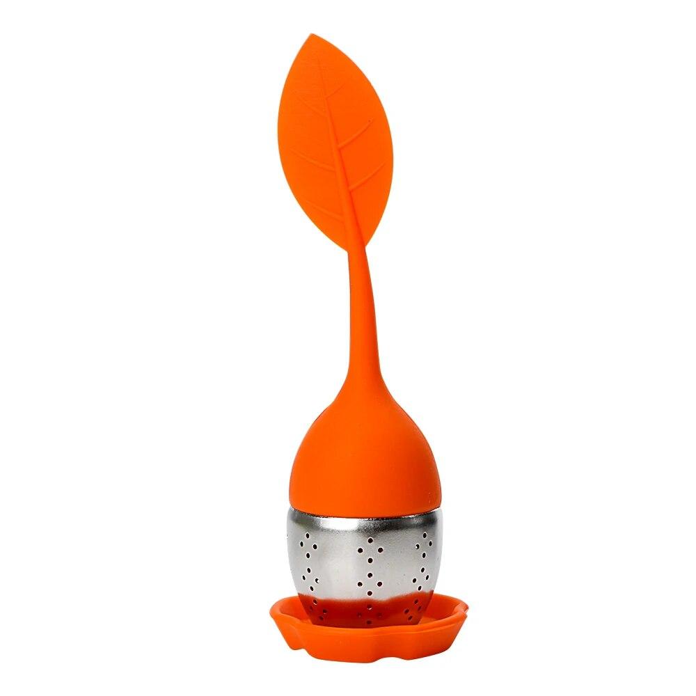Cute Leaf Filters Scented Tea Tools High Temperature Resistance Silicone Tea Strainers Teaware Tea Infusers Tea Bag AVE