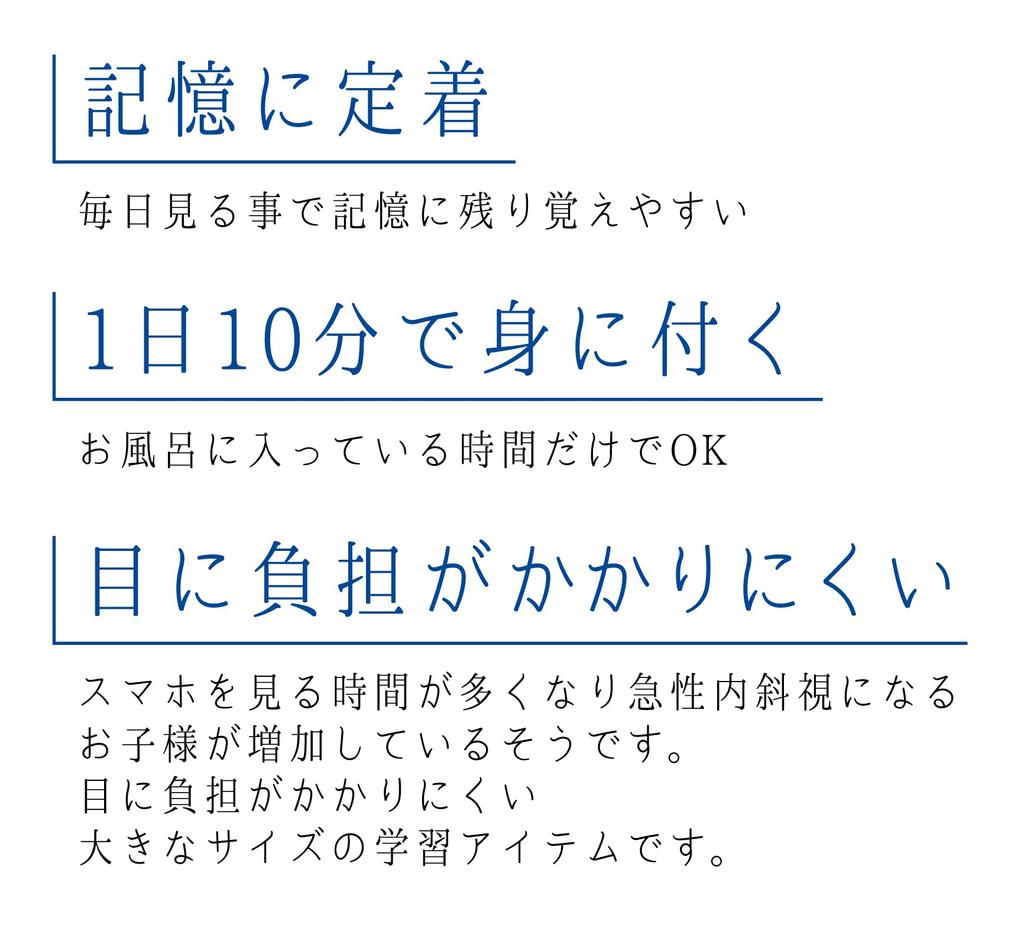 Bath Poster for Toddlers To 1st and 2nd Rabbit A2 X National Color Note Made In Waterproof of Graders, Suuji, Hiragana, Katakana, Alphabet, Dog, Cat,
