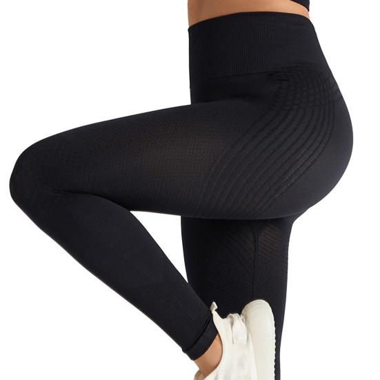 Женские леггинсы для йоги, утягивающие живот, подтягивающие бедра, с высокой талией, бесшовные обтягивающие брюки для тренировок, эластичные, корректирующие фигуру, компрессионные брюки