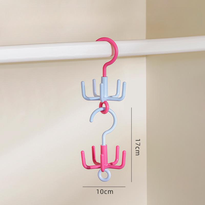 Creative Can Be Connected To The Closet Bags Coat Hooks Household Multi-purpose Five-claw Hooks Multifunctional Coat and Hat Organizer