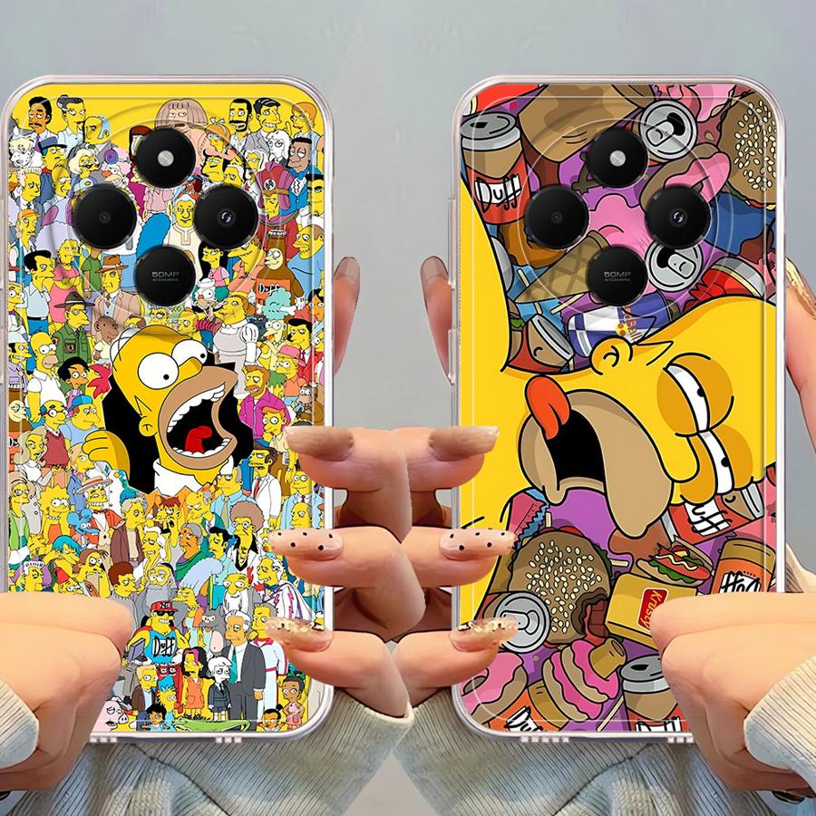 Cartoon Simpsons Soft Phone Cover Phone Case for Xiaomi Mi 11 Lite 11T Pro