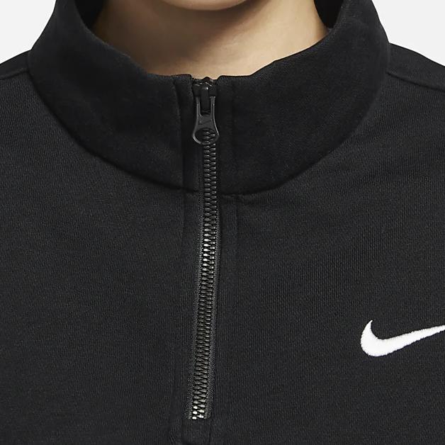 Nike Sweatshirts Women's Black Stand Collar Thickened Other DC5425-010