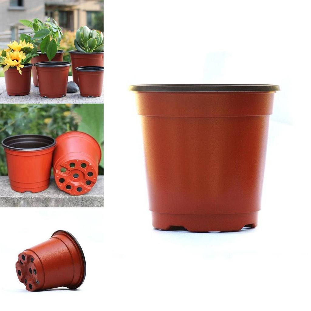 10/50/100 шт. Пластиковые держатели для рассады, цветочные горшки со сбалансированными дренажными характеристиками**