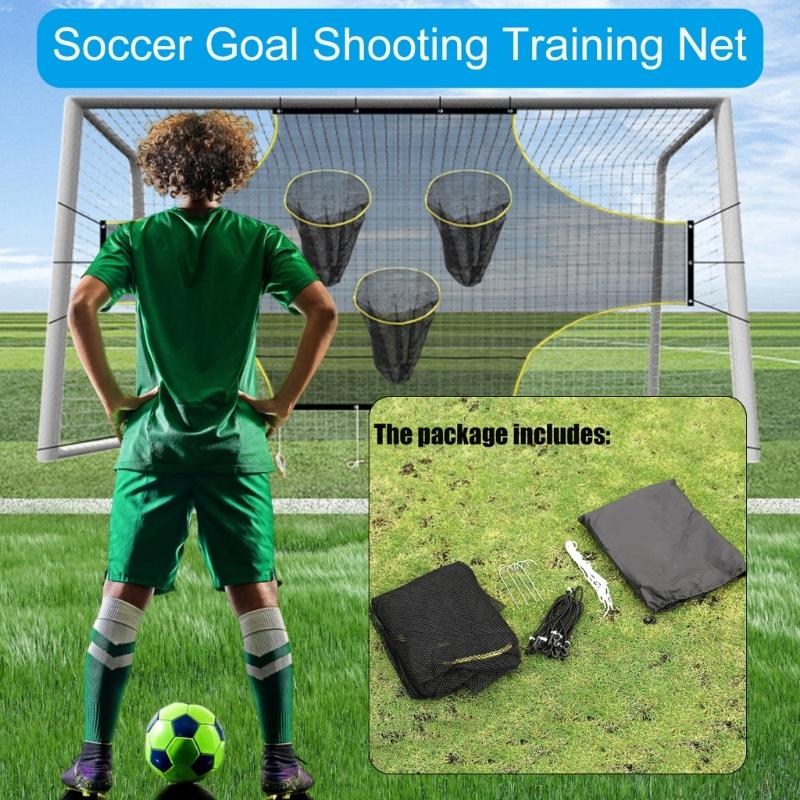 Soccer Net Football Scoring Training Net with Scoring Zones Practice Shots Soccer Targets Sheet Practice Targets Net