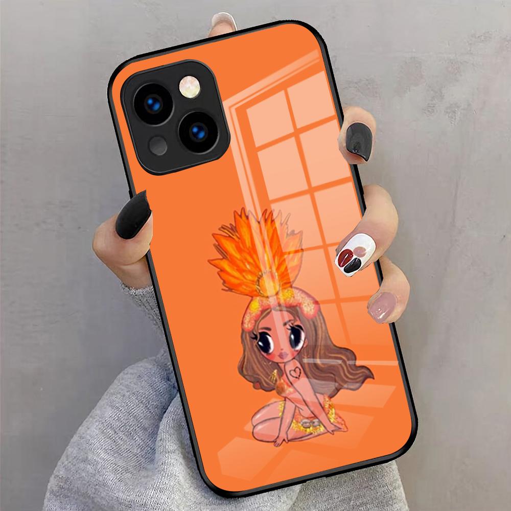 Чехол для телефона K-karol-G-Tropicoqueta Для IPhone 17 Pro Max 16 15 14 Pro Max 13 11 X Xs Xr 8 7Plus Стеклянная крышка