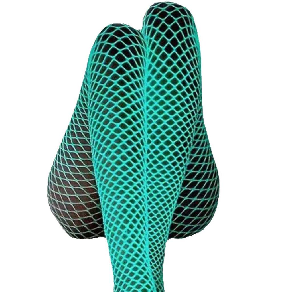 Luminous Glow-in-the-Dark Fishnet Stockings - Sexy, Slimming, Fluorescent Pantyhose with Hollow-Out Design