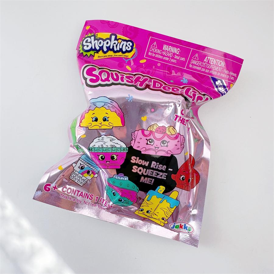 Шопкинс Элф для покупок Squish-dee-lish Сюрприз-бокс Серия Еда Серия Мусор Снятие стресса Сжимаемый Телескопический Кавайный Милый Подарок для ребенка